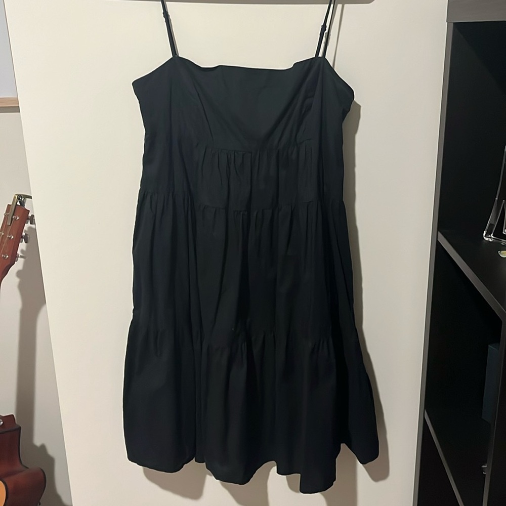 Black tiered Levi’s sleeveless dress